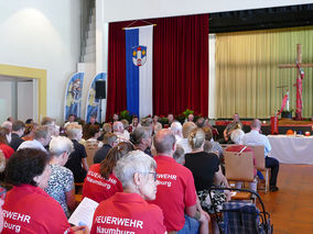 Ökumenischer Gottesdienst zum Feuerwehrverbandstag in Naumburg (Foto: Karl-Franz Thiede)